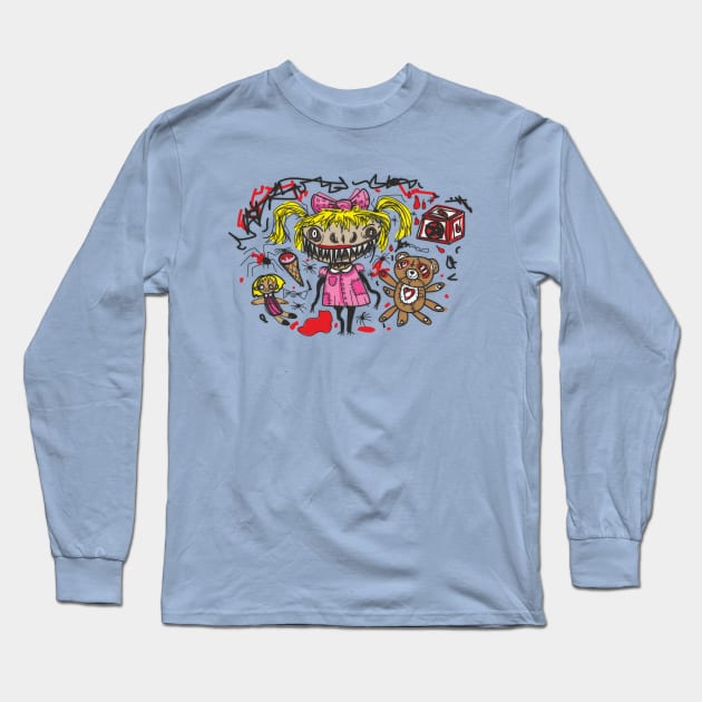 doodles Long Sleeve T-Shirt by Poison Pixie